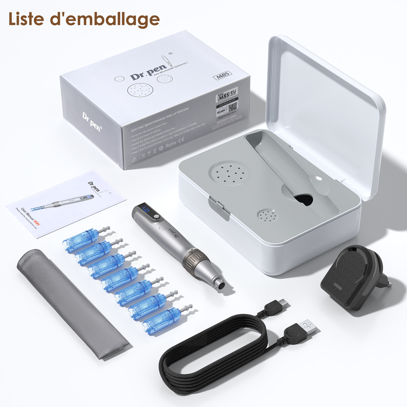 Dr. pen Ultima M8S Microneedling Pen - Professional Cordless Micro